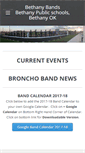 Mobile Screenshot of bronchoband.weebly.com