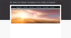 Desktop Screenshot of elserartclasses.weebly.com