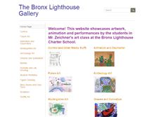Tablet Screenshot of bronxlighthousegallery.weebly.com