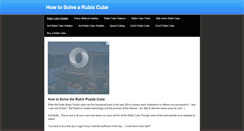 Desktop Screenshot of howtosolvearubixcube.weebly.com