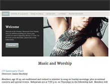 Tablet Screenshot of ctchoir.weebly.com