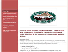 Tablet Screenshot of huachucahomeschool.weebly.com