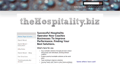 Desktop Screenshot of hospitalitybusinesscoach.weebly.com