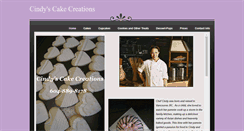 Desktop Screenshot of cindys-cake-creations.weebly.com