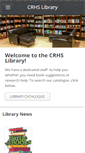 Mobile Screenshot of crhslibrary.weebly.com