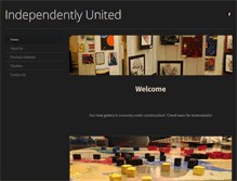 Tablet Screenshot of independentlyunited.weebly.com