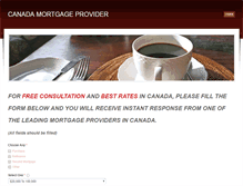 Tablet Screenshot of canadamortgageprovider.weebly.com
