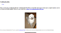 Desktop Screenshot of goldendoodles.weebly.com