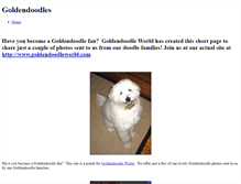 Tablet Screenshot of goldendoodles.weebly.com