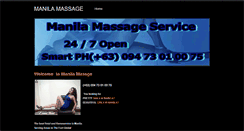 Desktop Screenshot of manilamassage.weebly.com