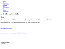 Tablet Screenshot of andiechenprofile.weebly.com