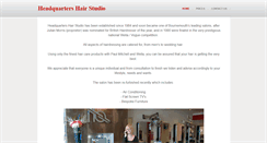 Desktop Screenshot of headquartershairstudio.weebly.com