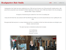 Tablet Screenshot of headquartershairstudio.weebly.com