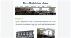 Desktop Screenshot of piercemiddlelibrary.weebly.com