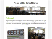 Tablet Screenshot of piercemiddlelibrary.weebly.com