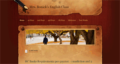 Desktop Screenshot of bonickenglish.weebly.com