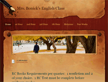 Tablet Screenshot of bonickenglish.weebly.com
