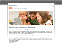 Tablet Screenshot of ninjaproxy.weebly.com