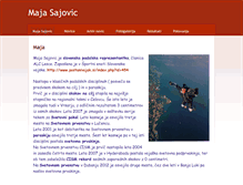 Tablet Screenshot of majasajovic.weebly.com