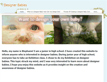 Tablet Screenshot of designerbabies-sd.weebly.com