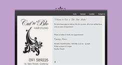 Desktop Screenshot of cut-n-blo-hairstudio.weebly.com