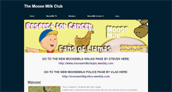 Desktop Screenshot of moosemilk.weebly.com