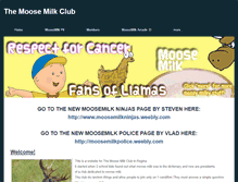 Tablet Screenshot of moosemilk.weebly.com