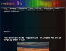 Tablet Screenshot of fragalicousz.weebly.com