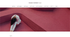 Desktop Screenshot of makemoney4u.weebly.com