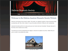 Tablet Screenshot of dalstondramasociety.weebly.com