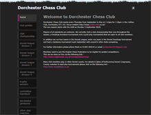 Tablet Screenshot of dorchesterchessclub.weebly.com