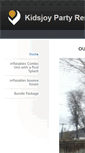 Mobile Screenshot of kidsjoypartyrental.weebly.com