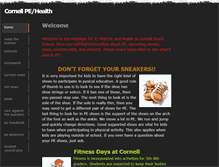 Tablet Screenshot of cornellpe.weebly.com