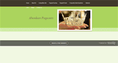 Desktop Screenshot of aberdeenpageants.weebly.com