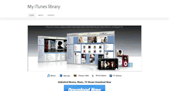 Desktop Screenshot of myituneslibrary.weebly.com