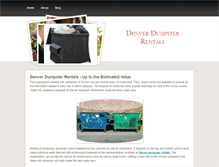 Tablet Screenshot of denverdumpsterrentals.weebly.com