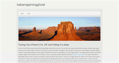 Desktop Screenshot of kabamgamingghost.weebly.com