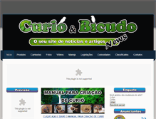 Tablet Screenshot of curioebicudo.weebly.com