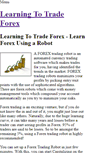 Mobile Screenshot of learningtotradeforex.weebly.com