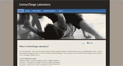 Desktop Screenshot of contacttangolaboratory.weebly.com