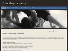 Tablet Screenshot of contacttangolaboratory.weebly.com