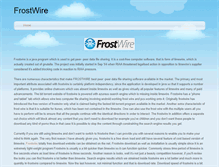 Tablet Screenshot of frostwirefree.weebly.com