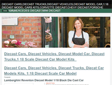 Tablet Screenshot of diecastcars.weebly.com