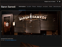 Tablet Screenshot of baronsamedi.weebly.com