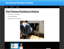 Tablet Screenshot of paulthomasplumbingandheating.weebly.com