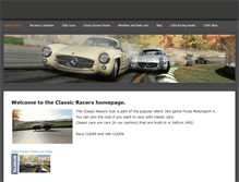Tablet Screenshot of classic-racers.weebly.com