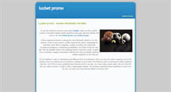 Desktop Screenshot of luxbetpromo.weebly.com
