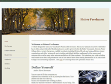Tablet Screenshot of fisherfreshmen.weebly.com