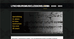 Desktop Screenshot of lynchburgmusiclessons.weebly.com