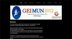 Desktop Screenshot of galgotiasmun.weebly.com